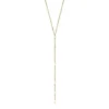 Collier Ellis All Stacked Up en acier inoxydable doré avec col en Y Collier Ellis All Stacked Up en acier inoxydable doré avec col en Y