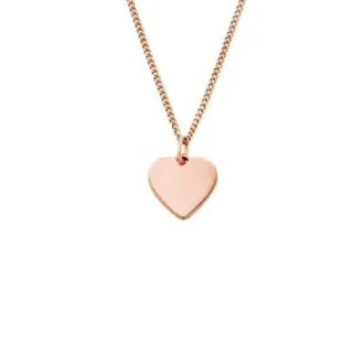 Collier Ellis Heart en acier inoxydable doré