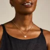 Collier Ellis Heart en acier inoxydable doré