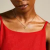 Collier Ellis Heart en acier inoxydable doré