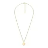 Collier Ellis Heart en acier inoxydable doré