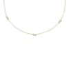Collier Ellis Toi Et Moi en laiton doré