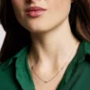 Collier Ellis Toi Et Moi en laiton doré
