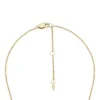 Collier Harlow à chaîne en acier inoxydable doré à texture linéaire