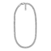 Collier Harlow en acier inoxydable à chaîne texturée linéaire Collier Harlow en acier inoxydable à chaîne texturée linéaire
