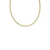 Collier Heritage D-Link en laiton doré avec chaîne ancre