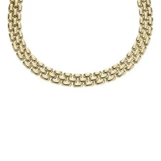 Collier à maillons Arden en acier inoxydable doré