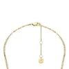 Collier multi-rangs Sutton en acier inoxydable doré