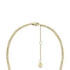 Collier multi-rangs Sutton Evil Eye en acier inoxydable doré