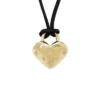 Collier pendentif cœur en acier inoxydable doré Sadie All My Love