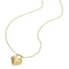 Collier pendentif cœur en acier inoxydable doré Sadie All My Love