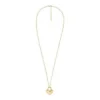 Collier pendentif cœur en acier inoxydable doré Sadie All My Love