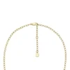 Collier pendentif cœur en acier inoxydable doré Sadie All My Love