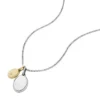 Collier pendentif Ellis en acier inoxydable bicolore Collier pendentif Ellis en acier inoxydable bicolore