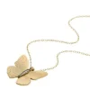 Collier pendentif en acier inoxydable doré de la collection Sutton Butterfly Collier pendentif en acier inoxydable doré de la collection Sutton Butterfly