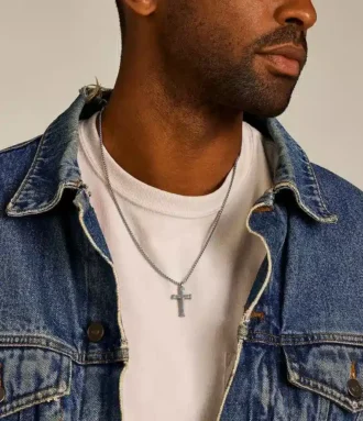 Collier pendentif en acier inoxydable Ellis Meaningful Moments