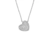Collier pendentif en acier inoxydable Sutton Glitz Heart Collier pendentif en acier inoxydable Sutton Glitz Heart