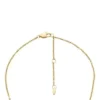 Collier pendentif Harlow Linear Texture Heart en acier inoxydable doré Collier pendentif Harlow Linear Texture Heart en acier inoxydable doré