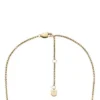 Collier pendentif Heritage Legacy Charm en acier inoxydable doré