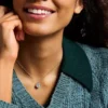 Collier pendentif Merrit Timeless en acier inoxydable argenté et nacre