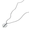 Collier pendentif Merrit Timeless en acier inoxydable argenté et nacre