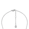 Collier pendentif Merrit Timeless en acier inoxydable argenté et nacre