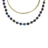 Collier à perles de lapis-lazuli bleu