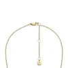 Collier Sadie en acier inoxydable doré avec plaque d’identité Collier Sadie en acier inoxydable doré avec plaque d’identité