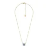 Collier Sutton avec pendentif papillon multicolore en abalone