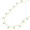 Collier Sutton Evil Eye à chaîne en laiton