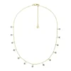 Collier Sutton Evil Eye à chaîne en laiton