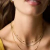 Collier Sutton Heartbeat en laiton doré Collier Sutton Heartbeat en laiton doré