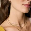Collier Sutton Heartbeat en laiton doré Collier Sutton Heartbeat en laiton doré