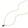 Collier Sutton Modern Meadows avec pendentif en forme de cœur en malachite reconstituée Collier Sutton Modern Meadows avec pendentif en forme de cœur en malachite reconstituée