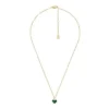 Collier Sutton Modern Meadows avec pendentif en forme de cœur en malachite reconstituée Collier Sutton Modern Meadows avec pendentif en forme de cœur en malachite reconstituée