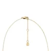 Collier tennis Sutton Love-All en laiton doré avec maillons en forme de cœur Collier tennis Sutton Love-All en laiton doré avec maillons en forme de cœur