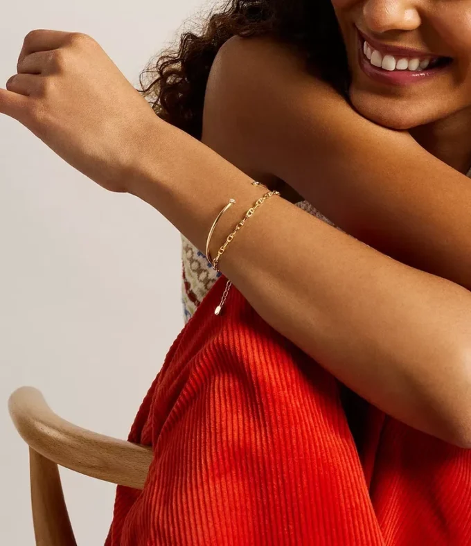 Ensemble cadeau bracelet en laiton doré Heritage Ensemble cadeau bracelet en laiton doré Heritage