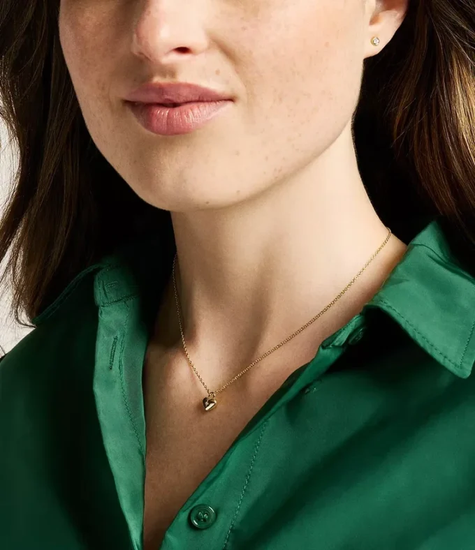 Ensemble cadeau collier et boucles d’oreilles Sadie en acier inoxydable doré Ensemble cadeau collier et boucles d’oreilles Sadie en acier inoxydable doré