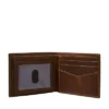 Ensemble cadeau Derrick à deux volets avec porte-carte d&rsquo;identité et ceinture