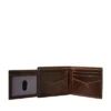 Ensemble cadeau Derrick à deux volets avec porte-carte d&rsquo;identité et ceinture