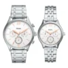 Ensemble de montres-bracelets multifonctions Fenmore argentées