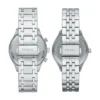 Ensemble de montres-bracelets multifonctions Fenmore argentées