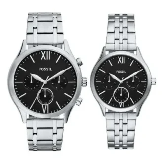 Ensemble de montres multifonctions Fenmore en acier inoxydable