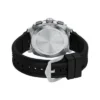 Ensemble montre et bracelet chronographe noir en silicone Machine