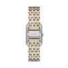 Ensemble montre et bracelet Raquel à trois aiguilles, date, acier inoxydable bicolore