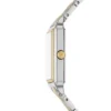 Ensemble montre et bracelet Raquel à trois aiguilles, date, acier inoxydable bicolore