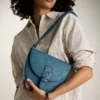Grand sac à bandoulière à rabat en cuir Everleigh