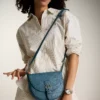Grand sac à bandoulière à rabat en cuir Everleigh