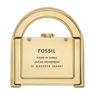 Horloge de bureau Harwell à trois aiguilles dorées