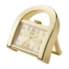 Horloge de bureau Harwell à trois aiguilles dorées
